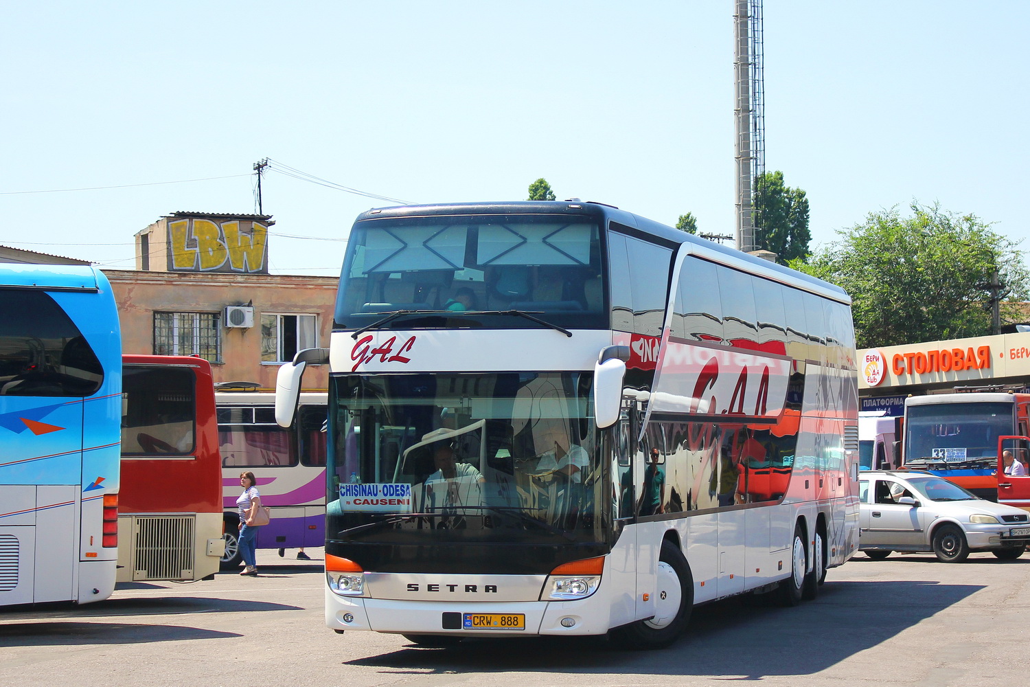 Молдавия, Setra S431DT № CRW 888