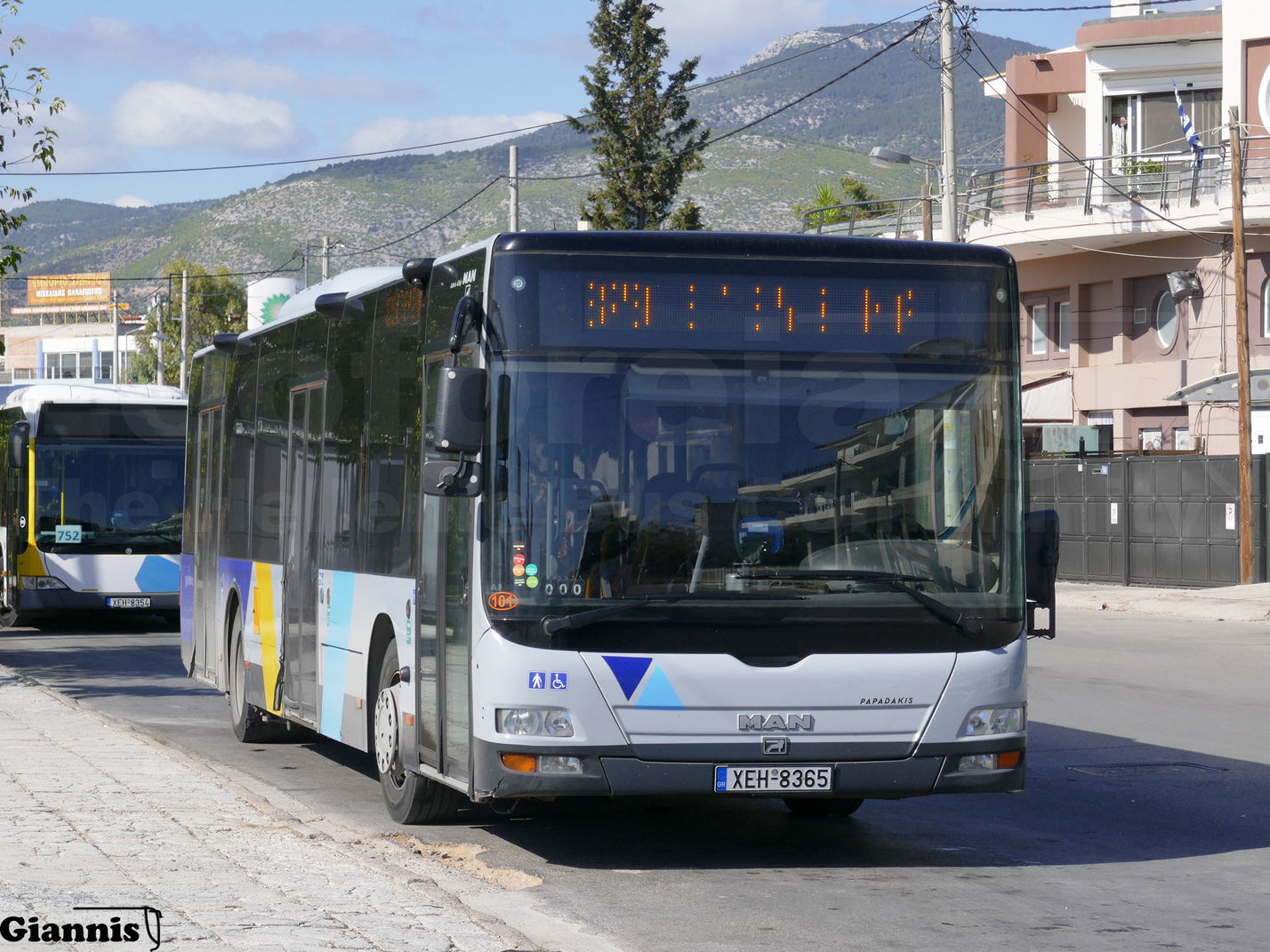 Греция, MAN A37 Lion's City NL263 № 101 Греция, MAN A37 Lion's City NL263 № 101