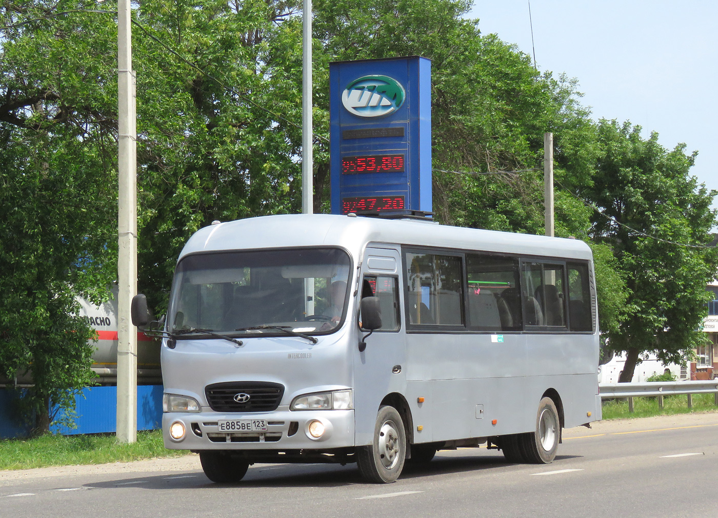 Краснодарский край, Hyundai County LWB C11 (ТагАЗ) № Е 885 ВЕ 123 ...