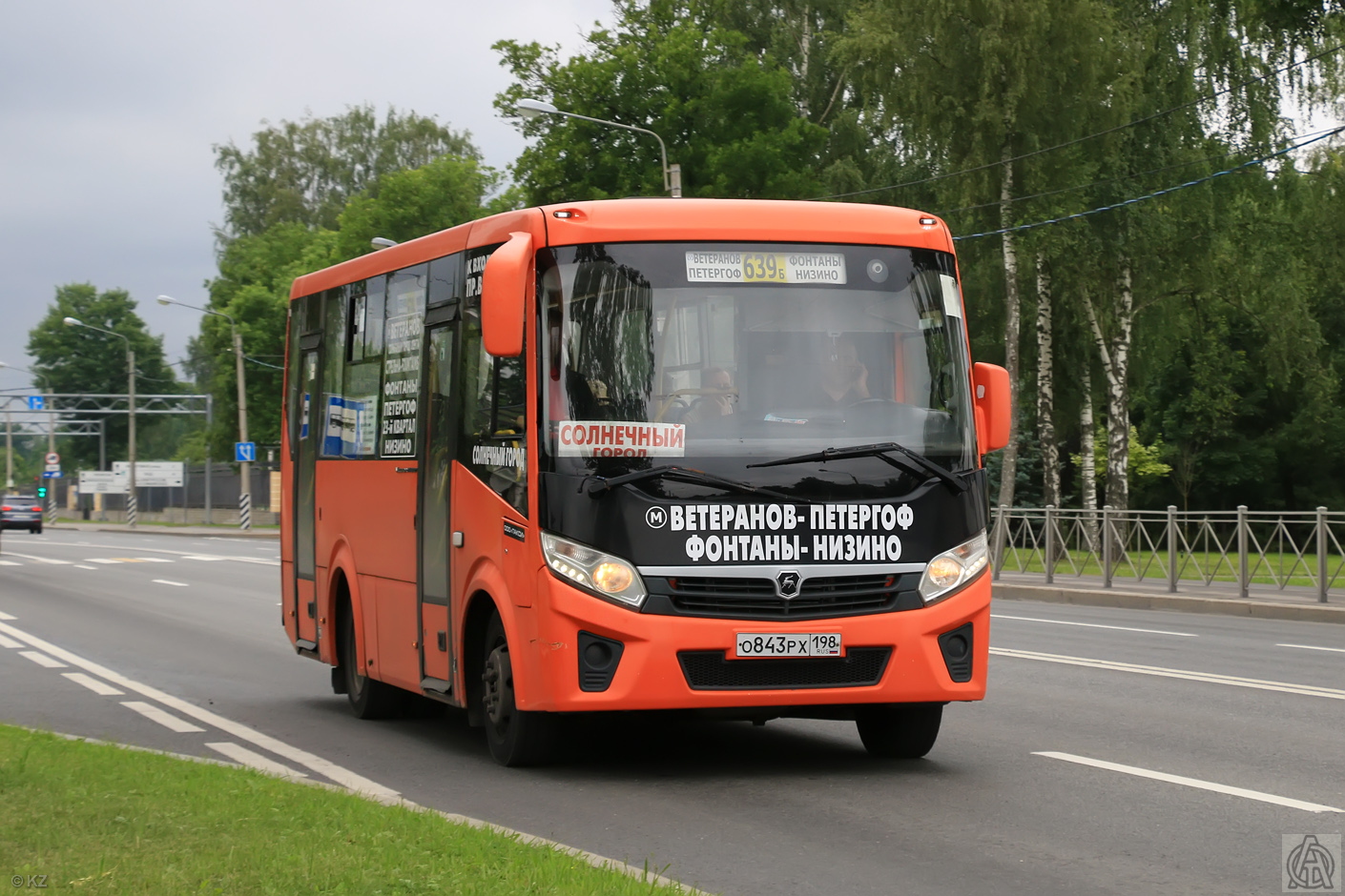 Санкт-Петербург, ПАЗ-320405-04 "Vector Next" № О 843 РХ 198