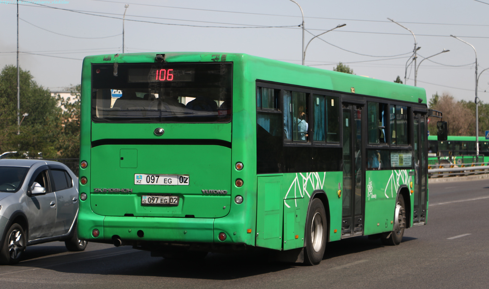 Алматы, Yutong ZK6108HGH № 097 EG 02