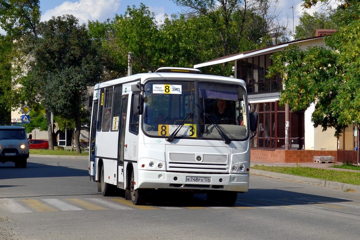 Ставропольский край, ПАЗ-320302-11 № К 748 РХ 126