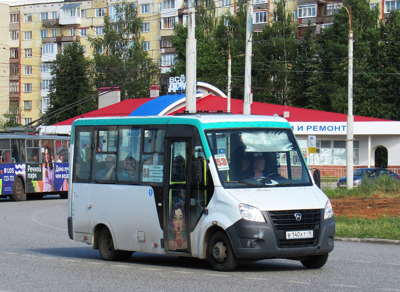 Удмуртия, ГАЗ-A64R45 Next № В 140 КТ 18 Удмуртия, ГАЗ-A64R45 Next № В 140 КТ 18