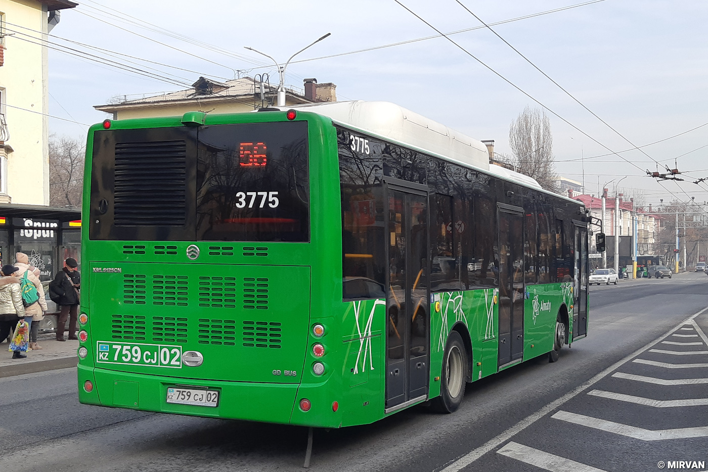 Алматы, Golden Dragon XML6125CN (Hyundai Trans Auto) № 3775