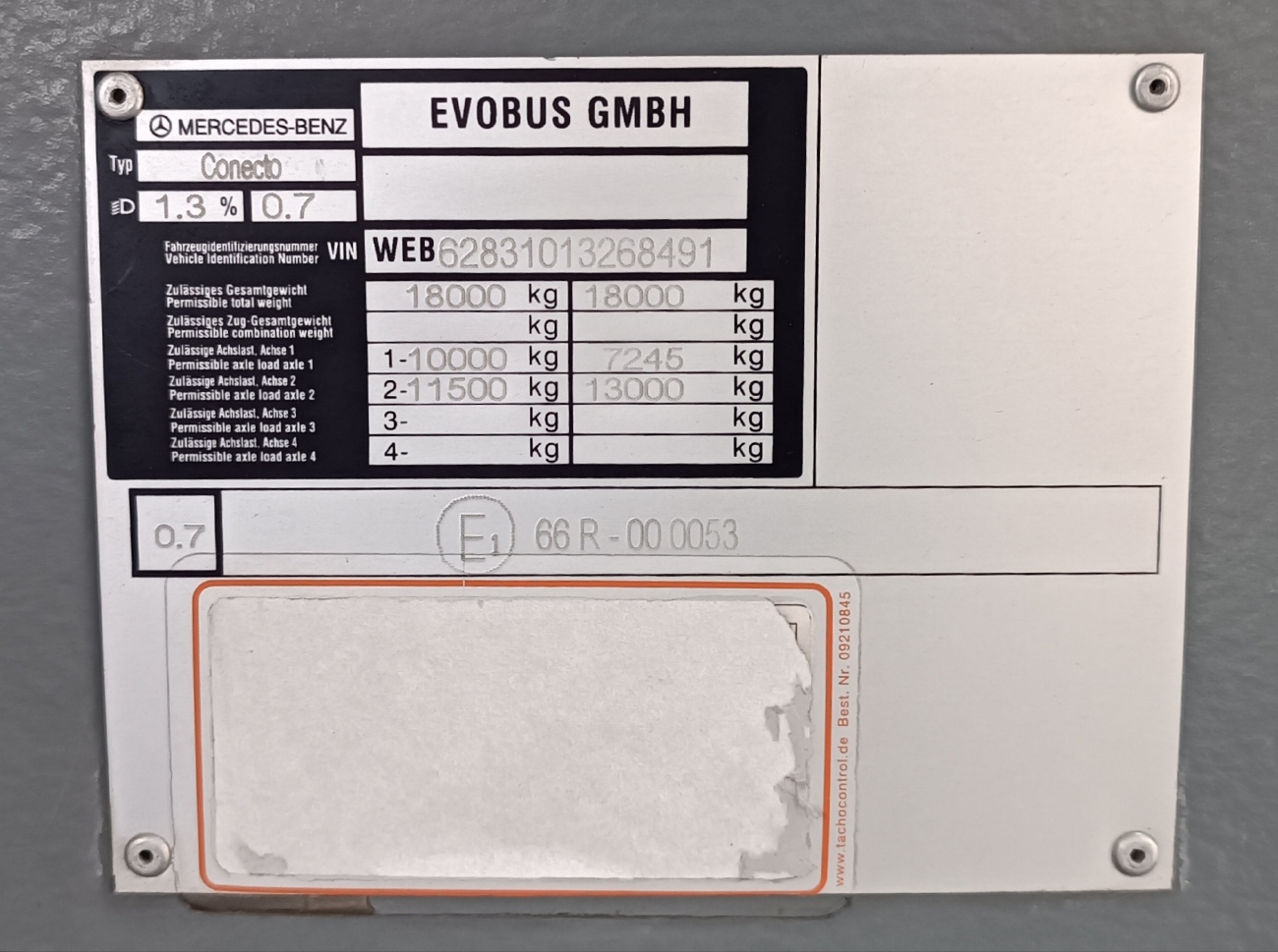 Москва, Mercedes-Benz Conecto II № 080315
