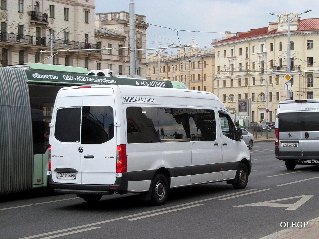Минская область, Mercedes-Benz Sprinter W906 314CDI № ВА 0033-5
