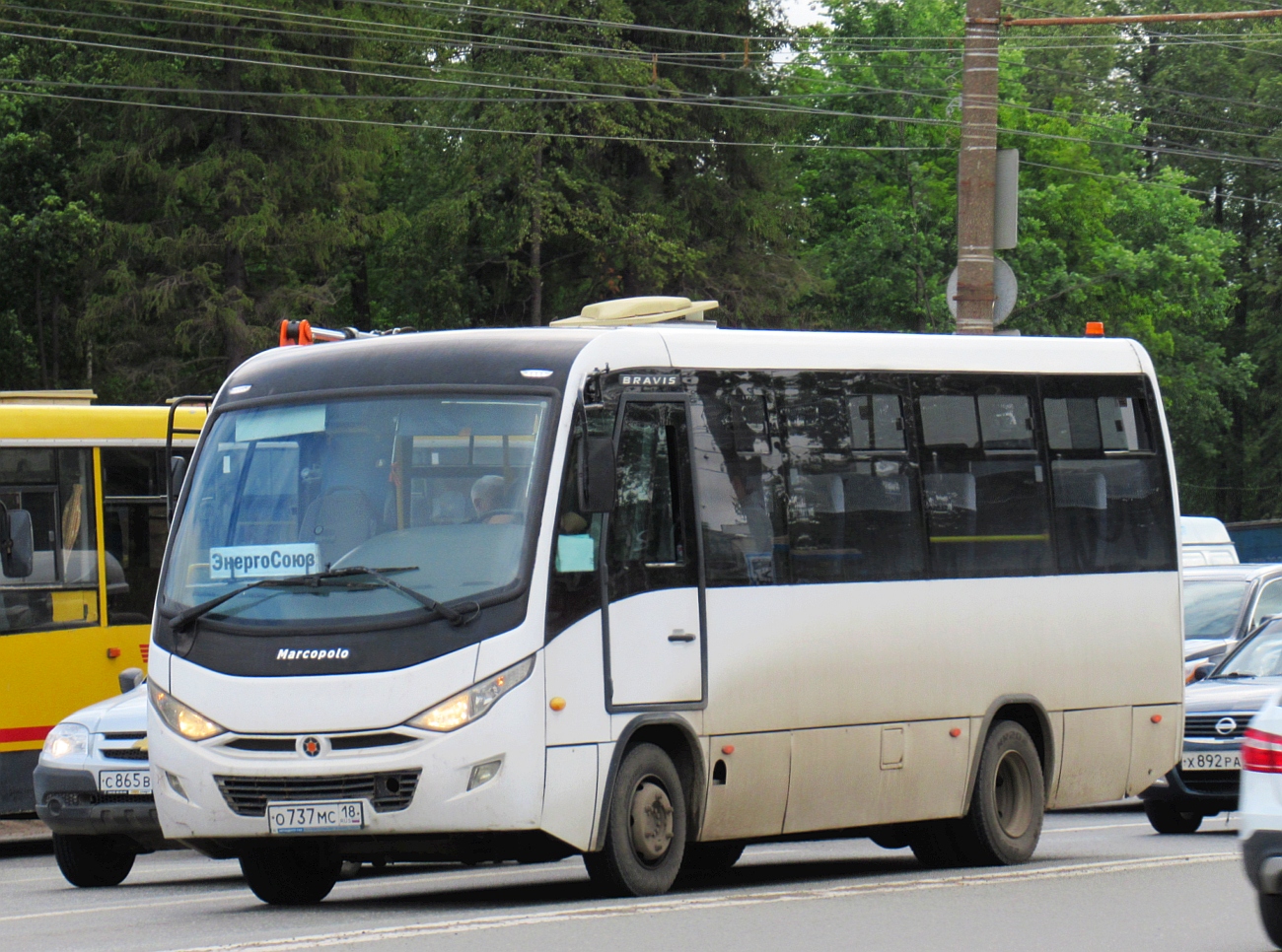 Удмуртия, Marcopolo Bravis 3297-20-01 № О 737 МС 18