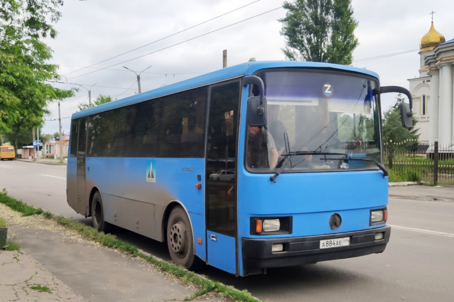Донецкая область, ЛАЗ А141JT "Лайнер-9" № А 884 АЕ