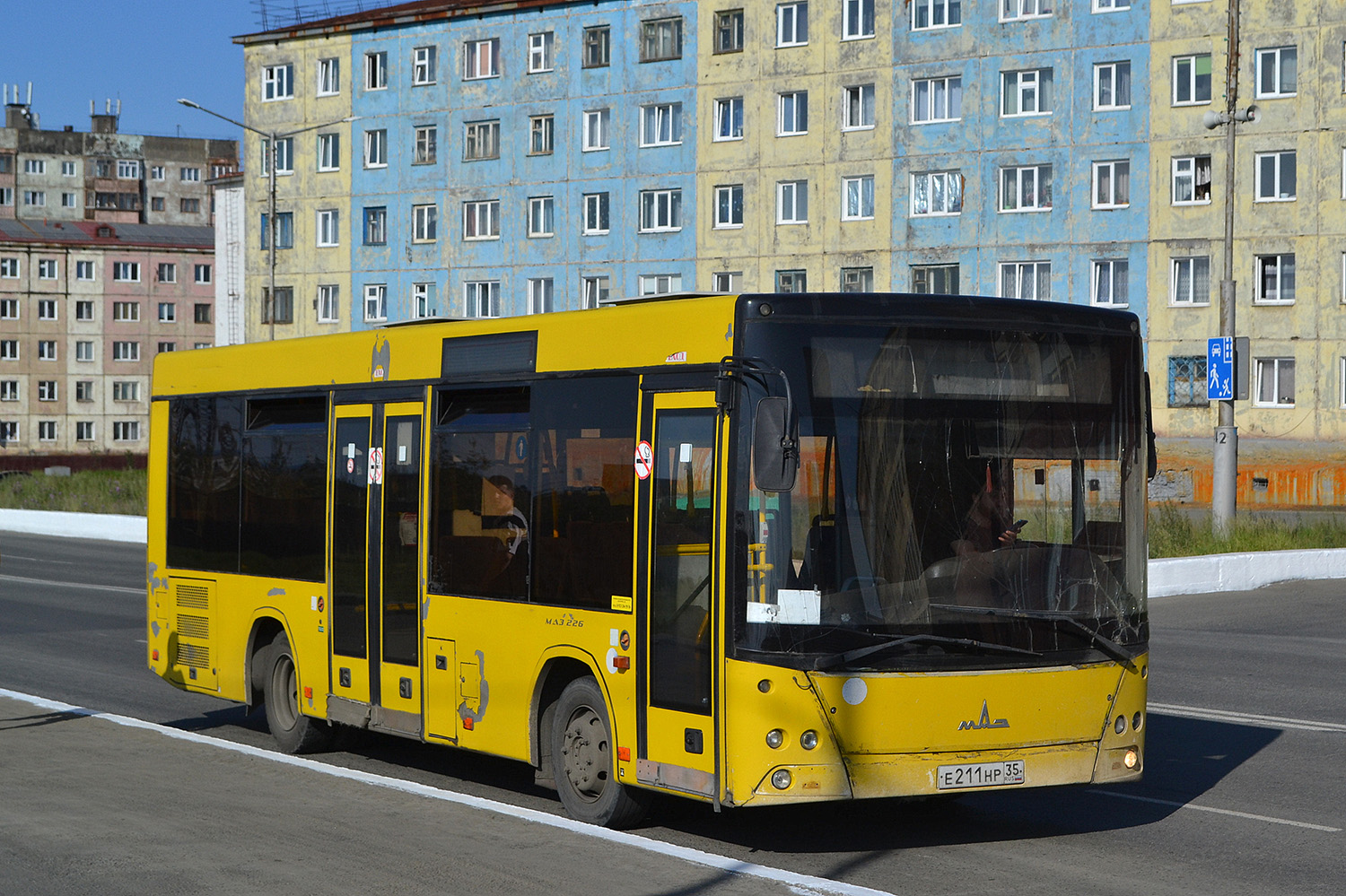 Красноярский край, МАЗ-226.063 № Е 211 НР 35