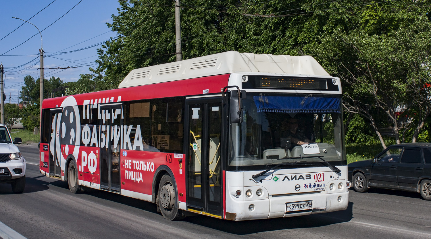 Вологодская область, ЛиАЗ-5292.67 (CNG) № 021