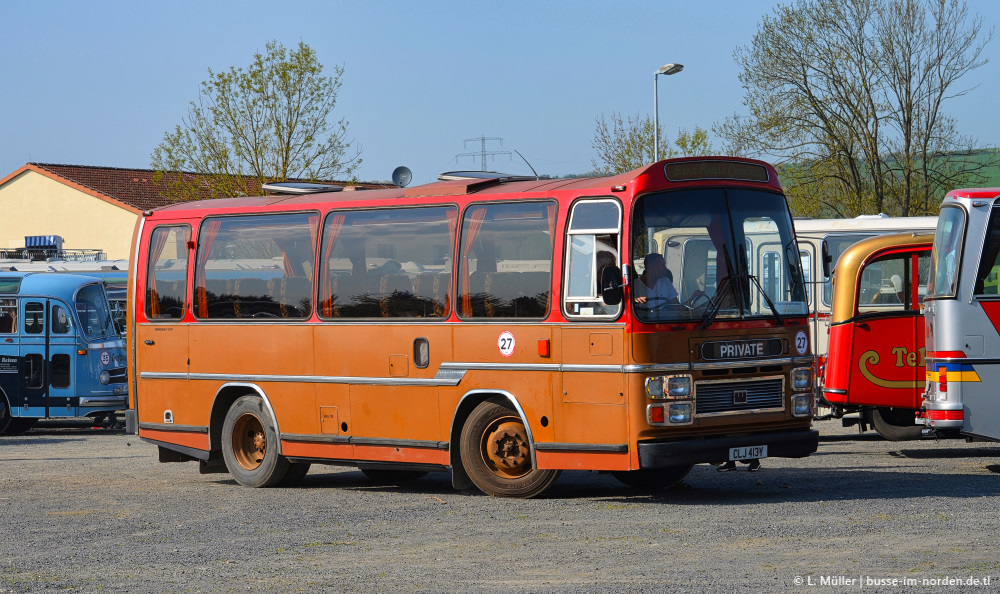 Великобритания, Plaxton Paramount № CLJ 413Y; Нижняя Саксония — 1. Europatreffen historischer Omnibusse 21.04.2018 Einbeck PS.Speicher