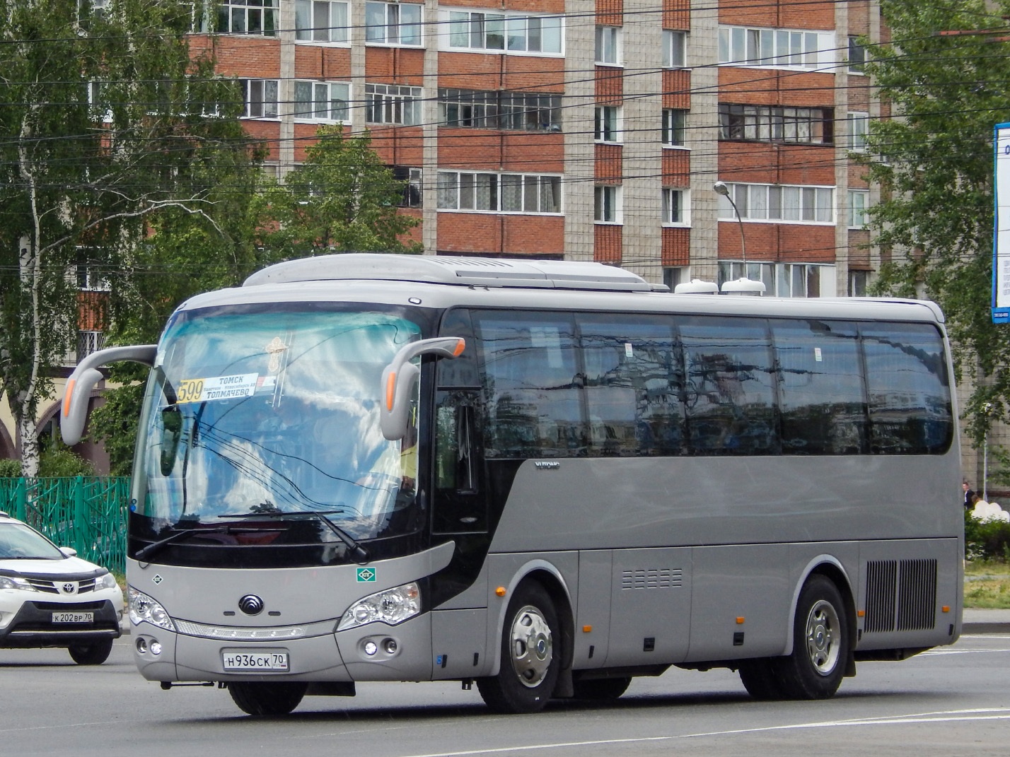 Томская область, Yutong ZK6938HB9 № Н 936 СК 70