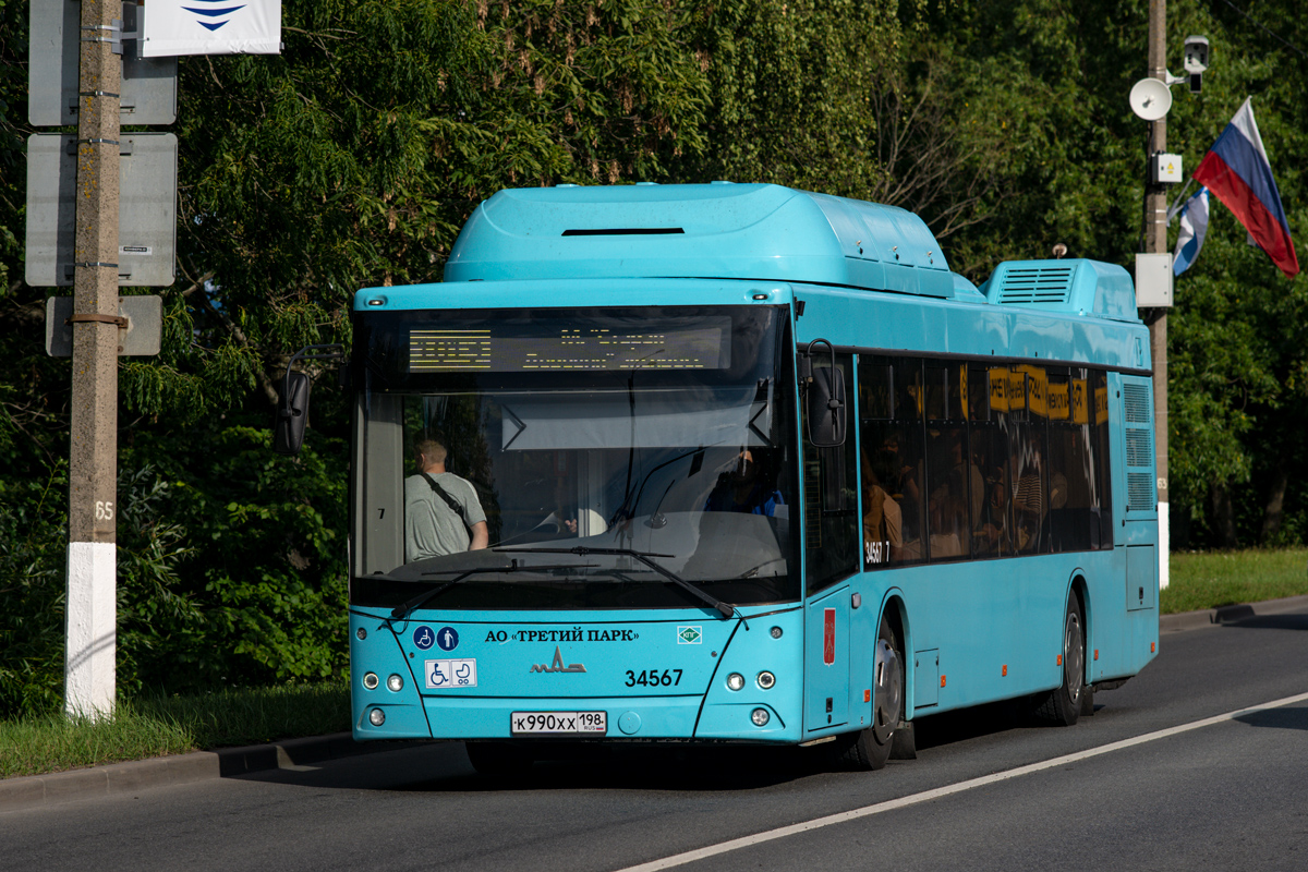 Санкт-Петербург, МАЗ-203.C46 № 34567