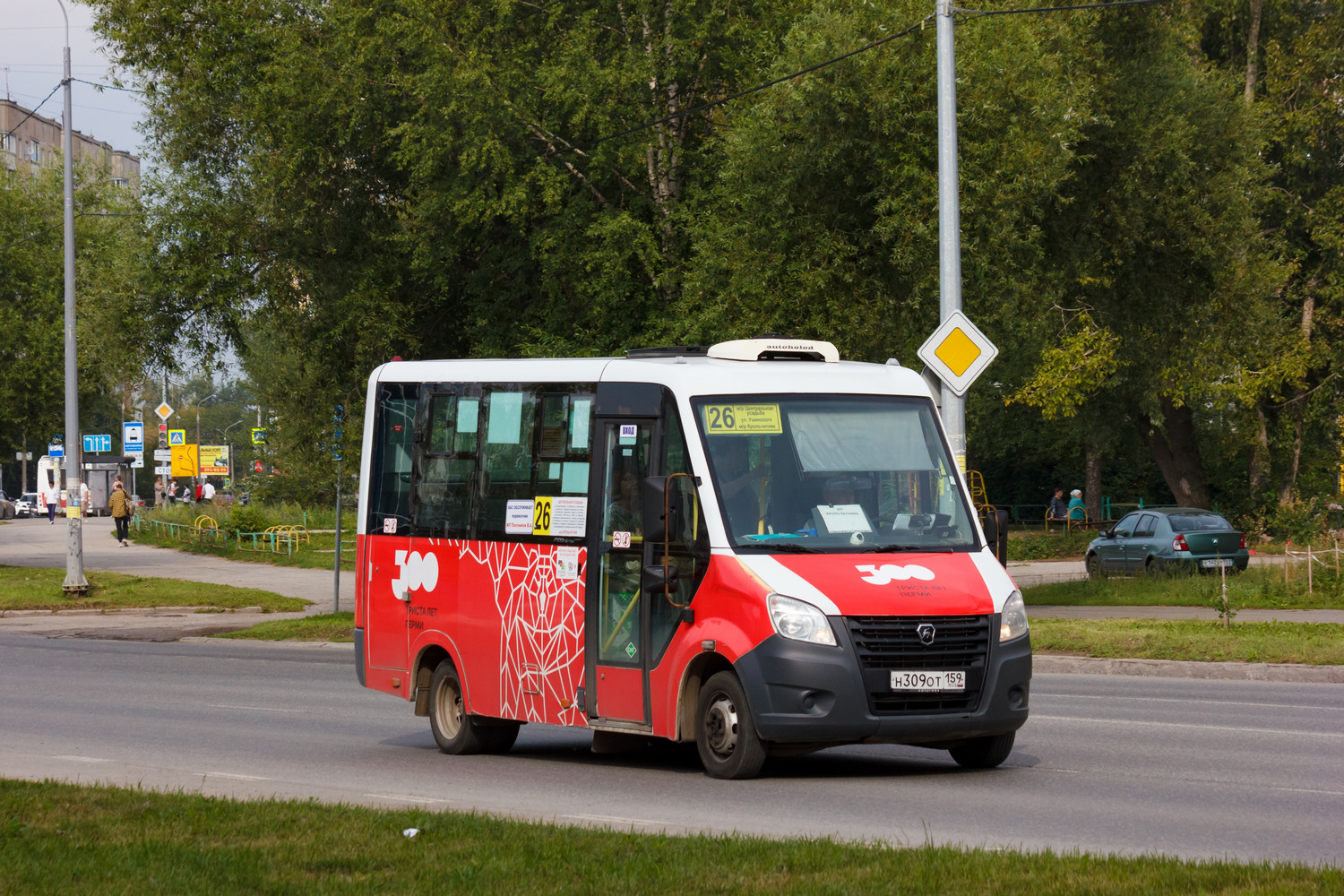 Пермский край, ГАЗ-A63R45 Next № Н 309 ОТ 159