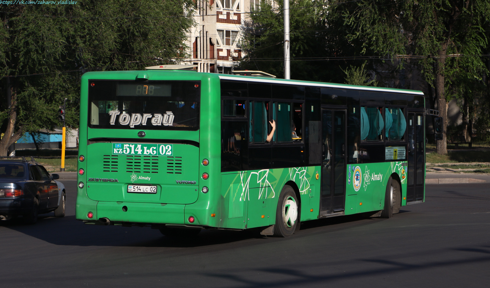 Алматы, Yutong ZK6118HGA № 514 LC 02