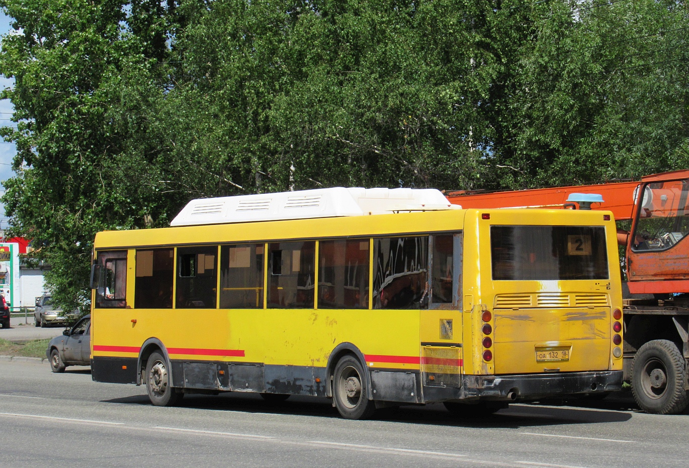 Удмуртия, ЛиАЗ-5256.57 № ОА 132 18