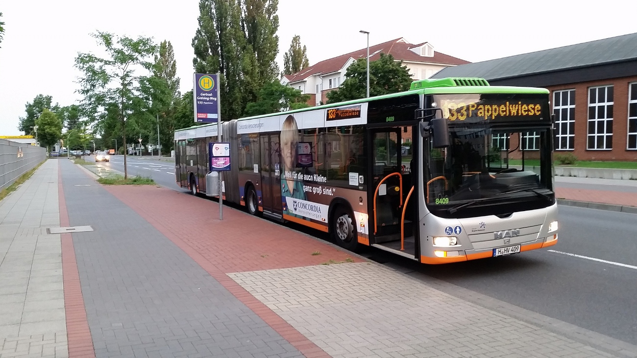 Нижняя Саксония, MAN A23 Lion's City G NG320 № 8409