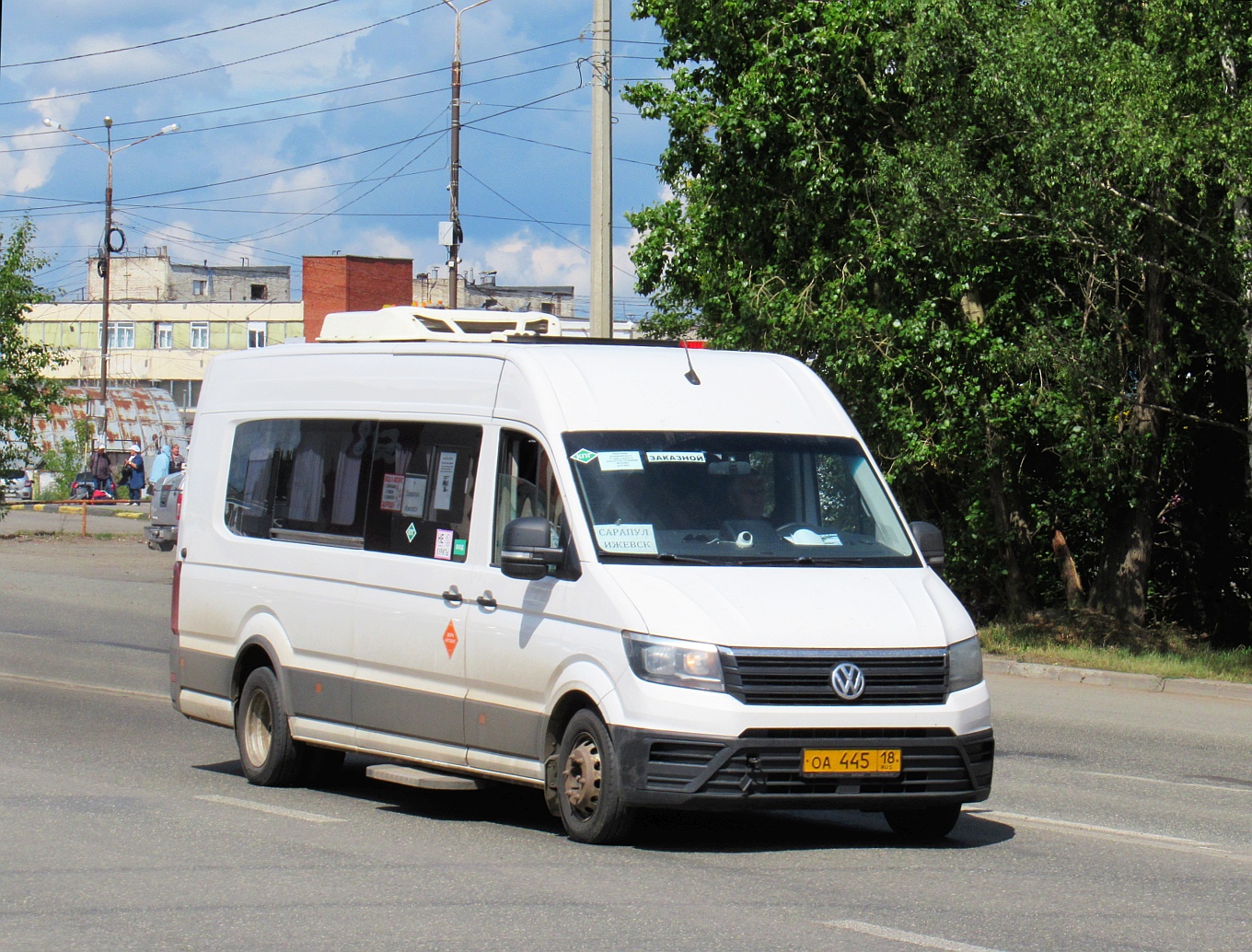 Удмуртия, Луидор-223902 (Volkswagen Crafter) № ОА 445 18