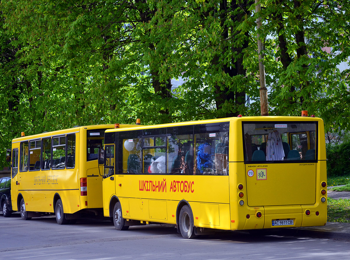 Волынская область, Богдан А22412 № AC 9811 CB Волынская область, Богдан А22412 № AC 9811 CB