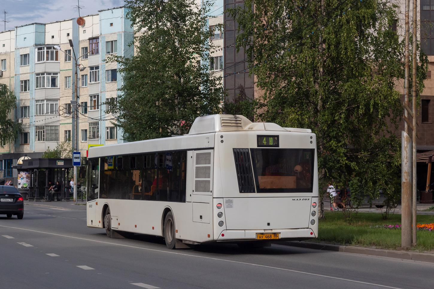 Ханты-Мансийский АО, МАЗ-203.047 № АУ 468 86