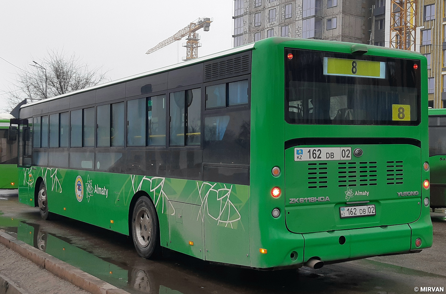 Алматы, Yutong ZK6118HGA (QazTehna) № 162 DB 02