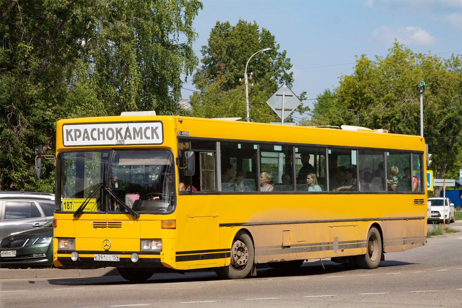 Пермский край, Mercedes-Benz O405 № Е 391 СС 159