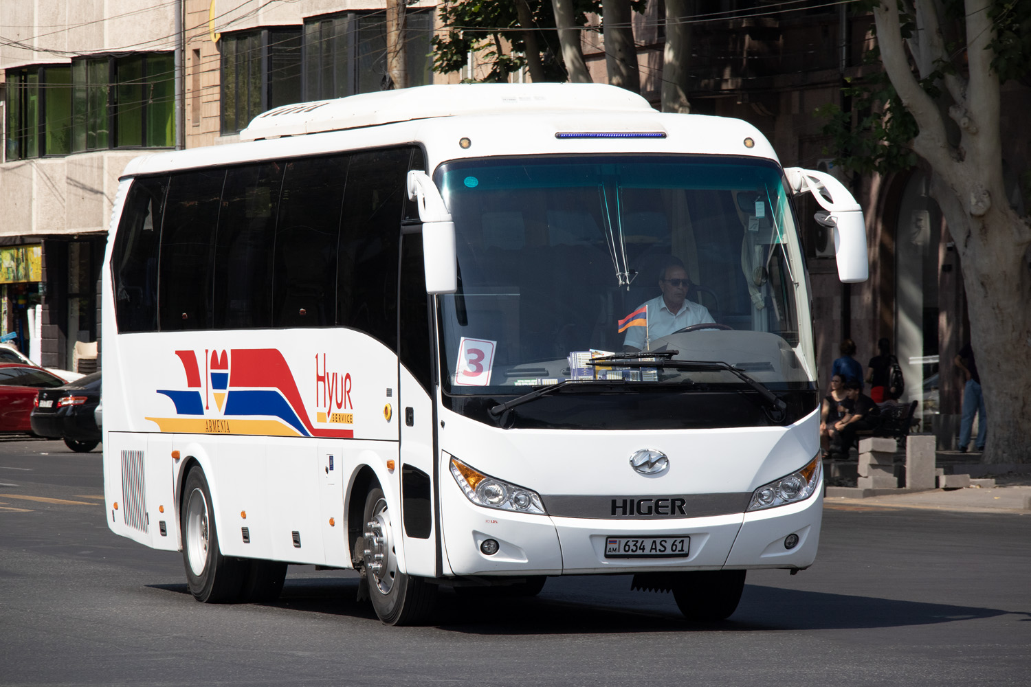 Армения, Higer KLQ6898Q № 634 AS 61