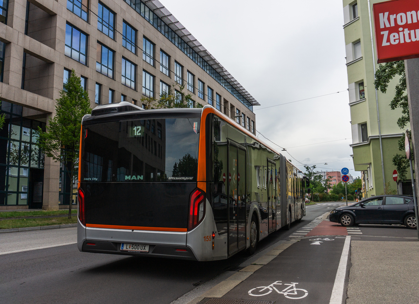 Австрия, MAN 18C Lion's City 18 NG360 EfficientHybrid № 155