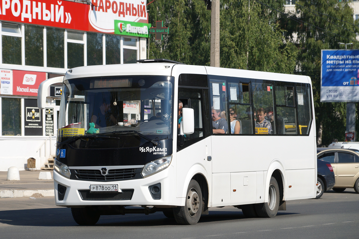 Коми, ПАЗ-320435-04 "Vector Next" № Р 878 ОО 11
