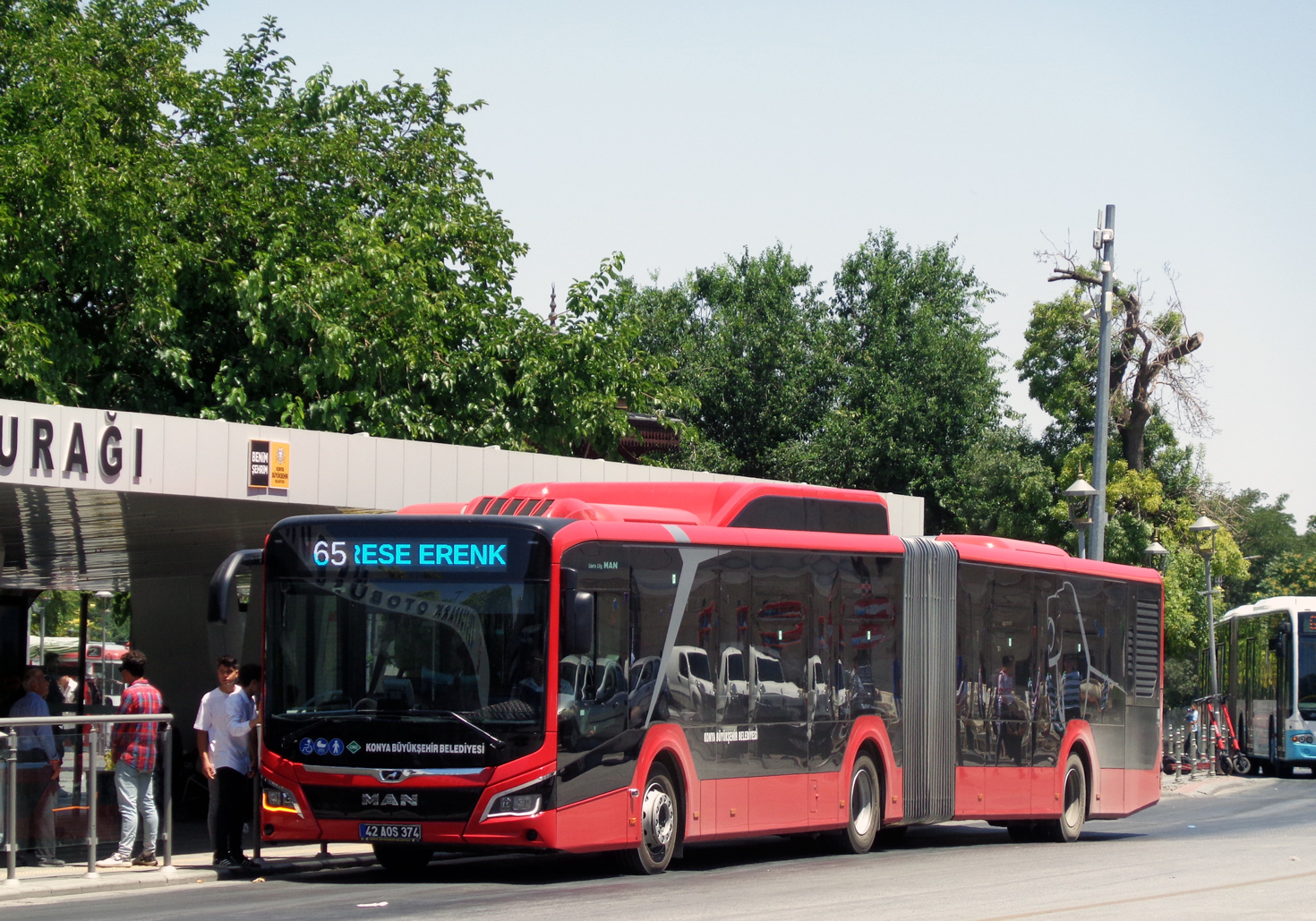 Турция, MAN 18C Lion's City 18 G NG320 № 42 AOS 374