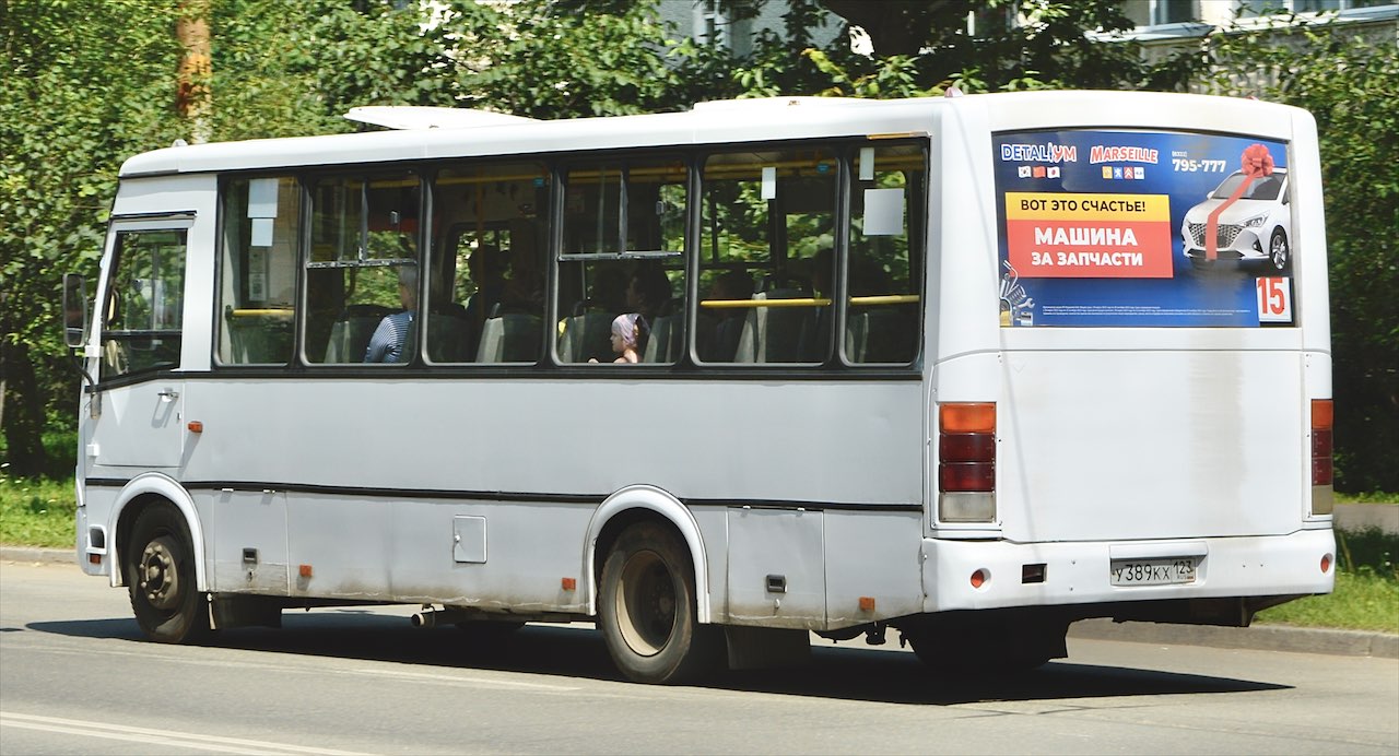 Кировская область, ПАЗ-320412-05 № У 389 КХ 123