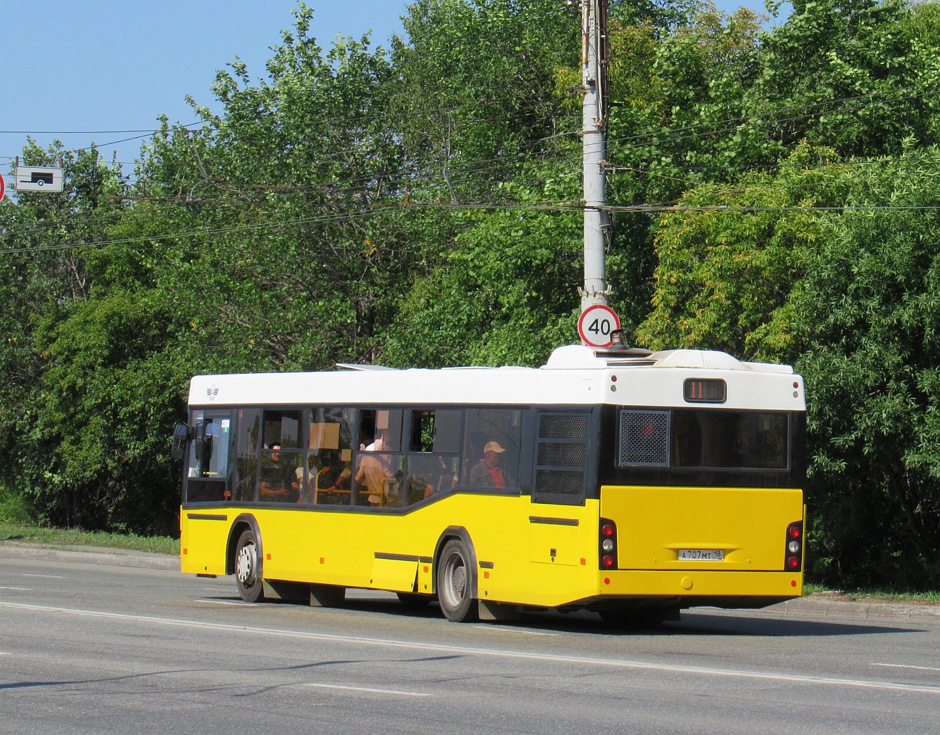 Удмуртия, МАЗ-103.486 № А 707 МТ 18