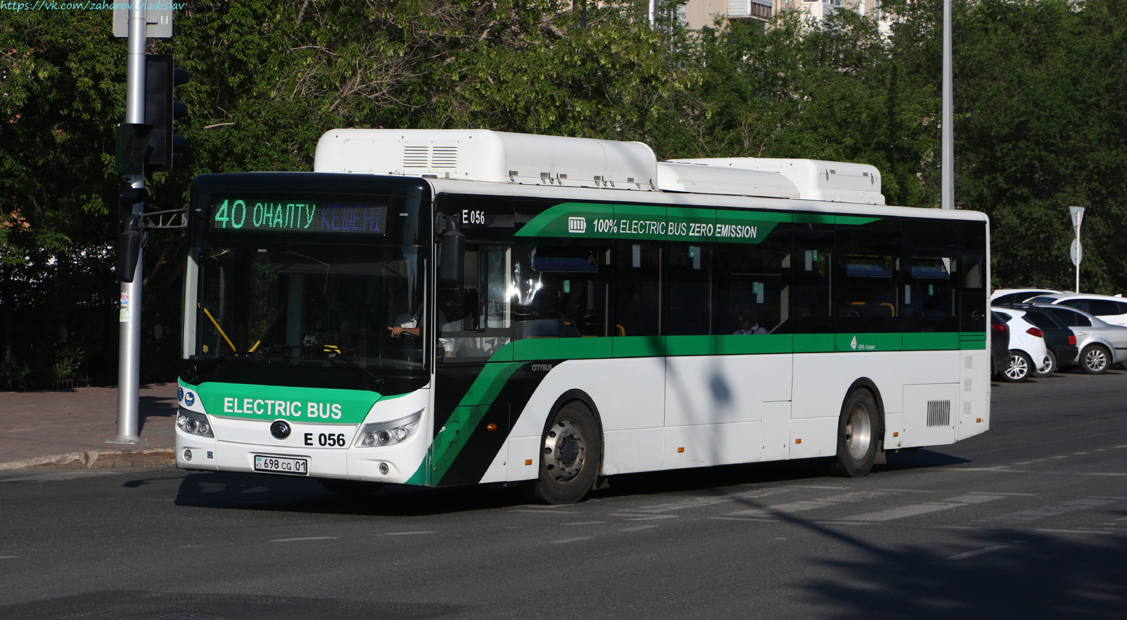 Астана, Yutong E12LF (ZK6128BEVG) (СарыаркаАвтоПром) № E056