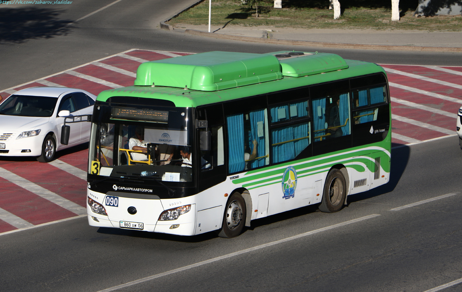 Atyrau province, Yutong ZK6852HG (SaryarkaAvtoProm) č. 090 Atyrau province, Yutong ZK6852HG (SaryarkaAvtoProm) č. 090