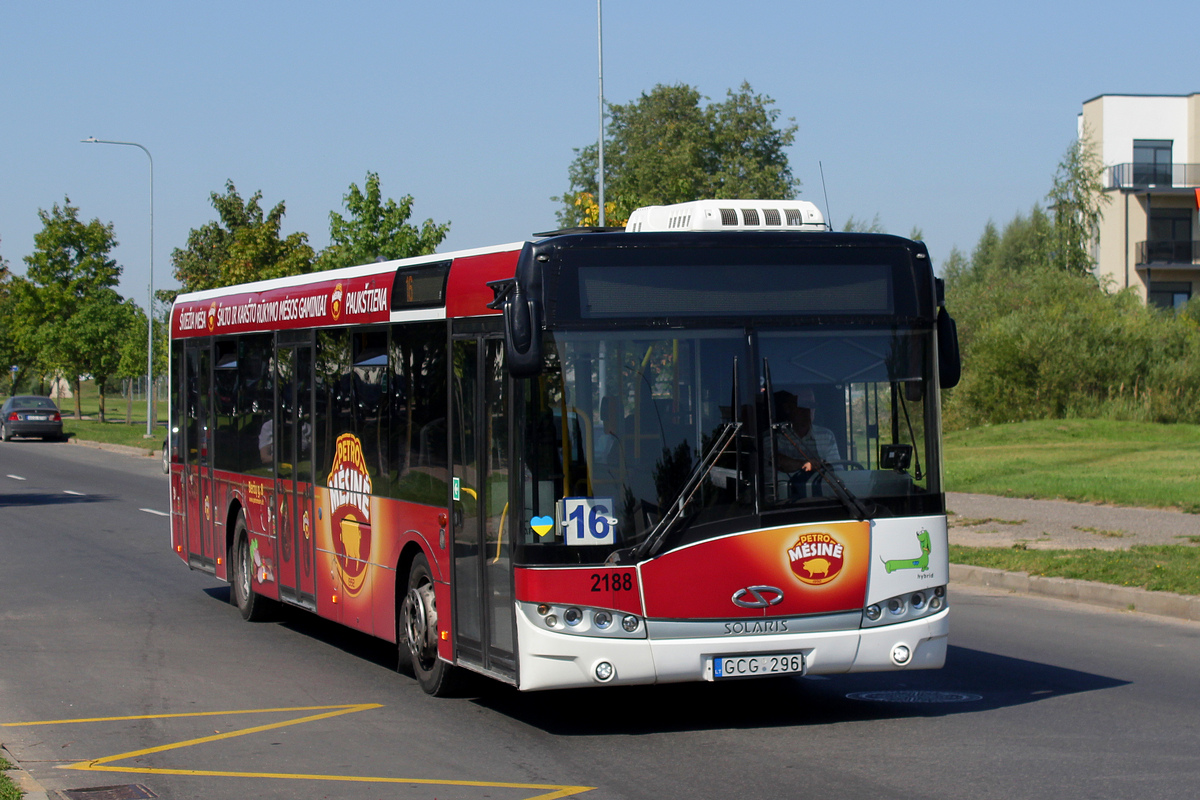 Литва, Solaris Urbino III 12 hybrid № 2188