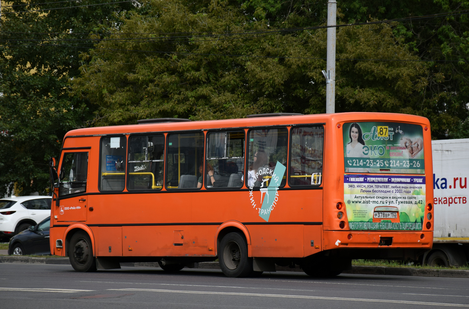 Нижегородская область, ПАЗ-320414-05 "Вектор" № Р 378 ВР 152