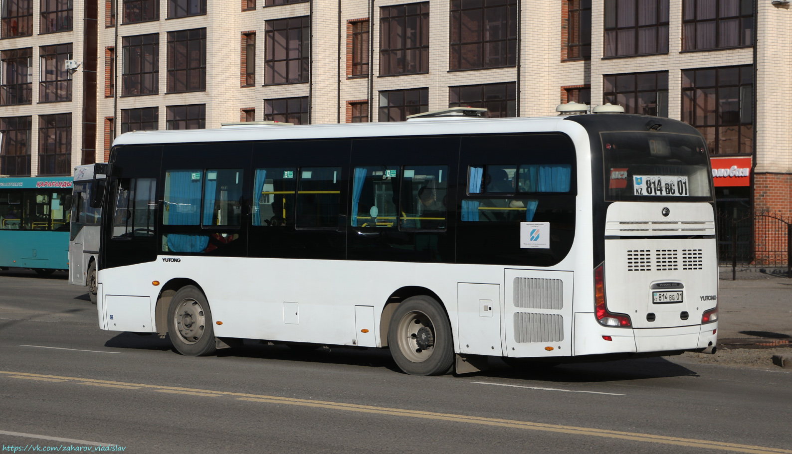 Карагандинская область, Yutong ZK6852HG (QazTehna) № 814 BG 01