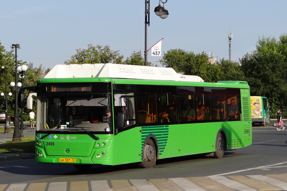 Тюменская область, ЛиАЗ-5292.67 (CNG) № 2455