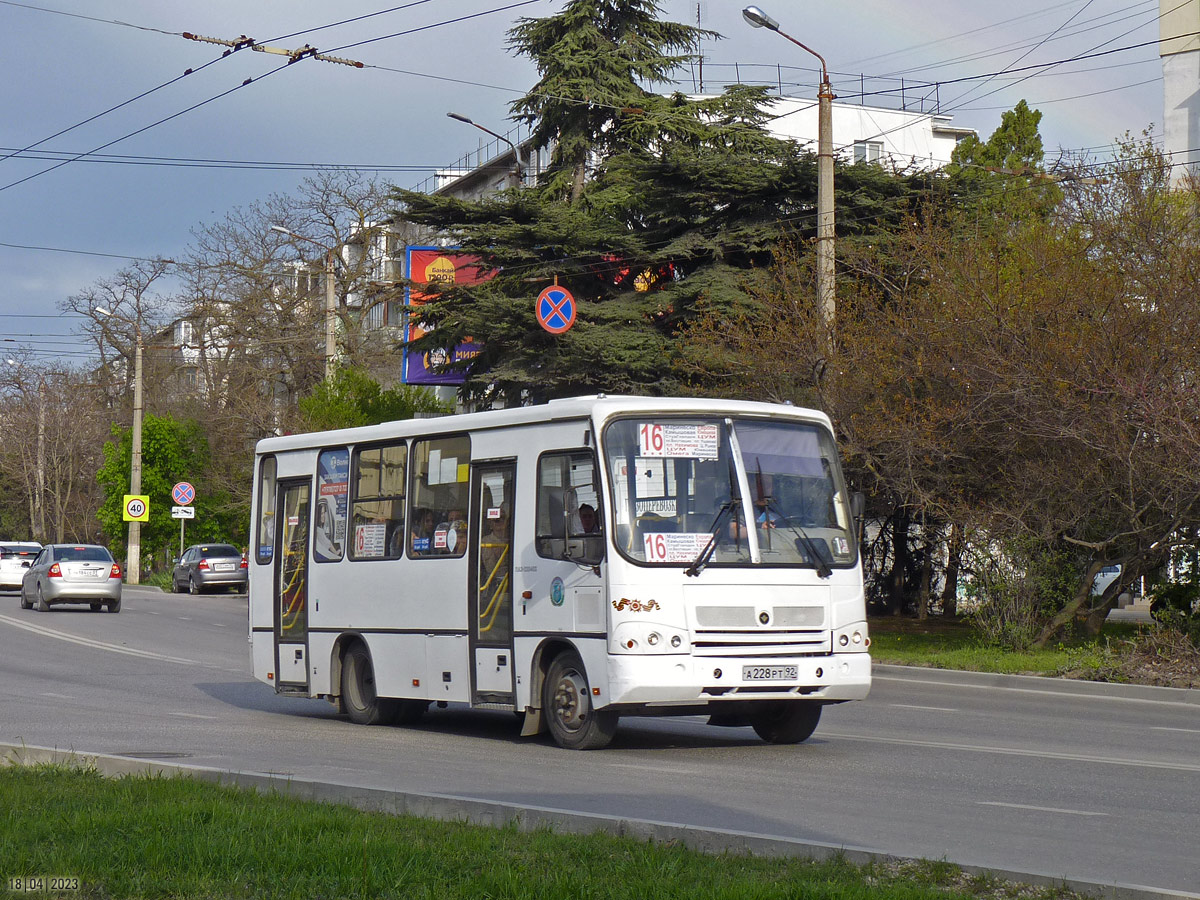 Севастополь, ПАЗ-320402-04 № А 228 РТ 92
