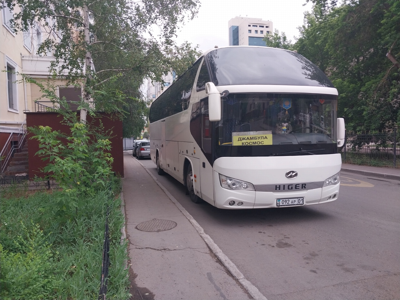 Астана, Higer KLQ6122B № 092 AP 01