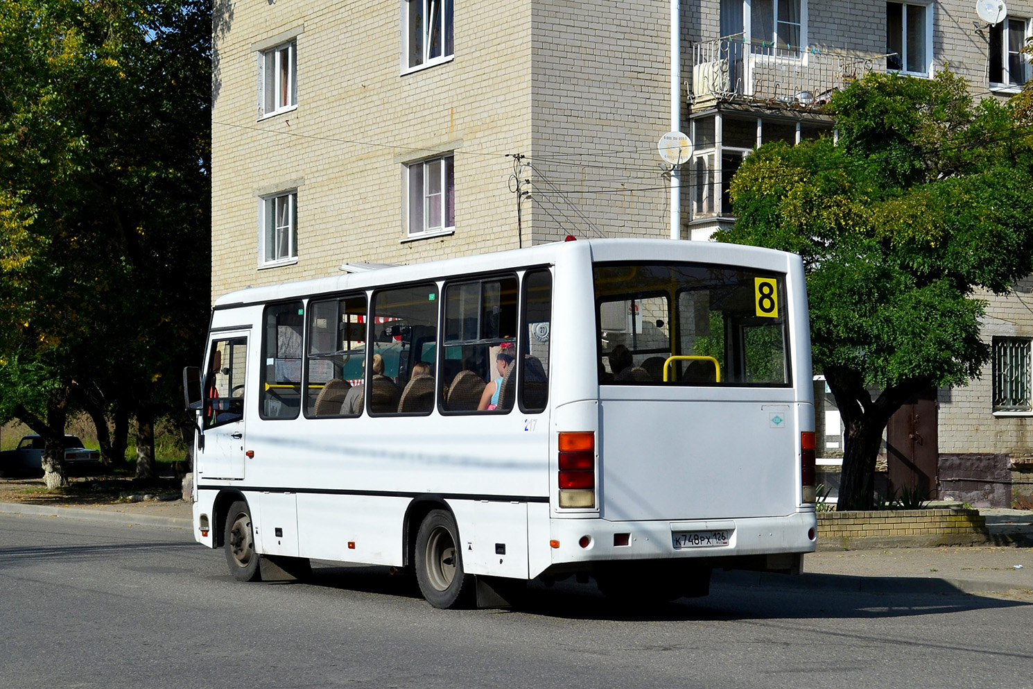 Ставропольский край, ПАЗ-320302-11 № К 748 РХ 126