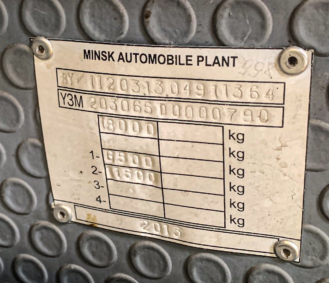 Гродненская область, МАЗ-203.065 № 041777