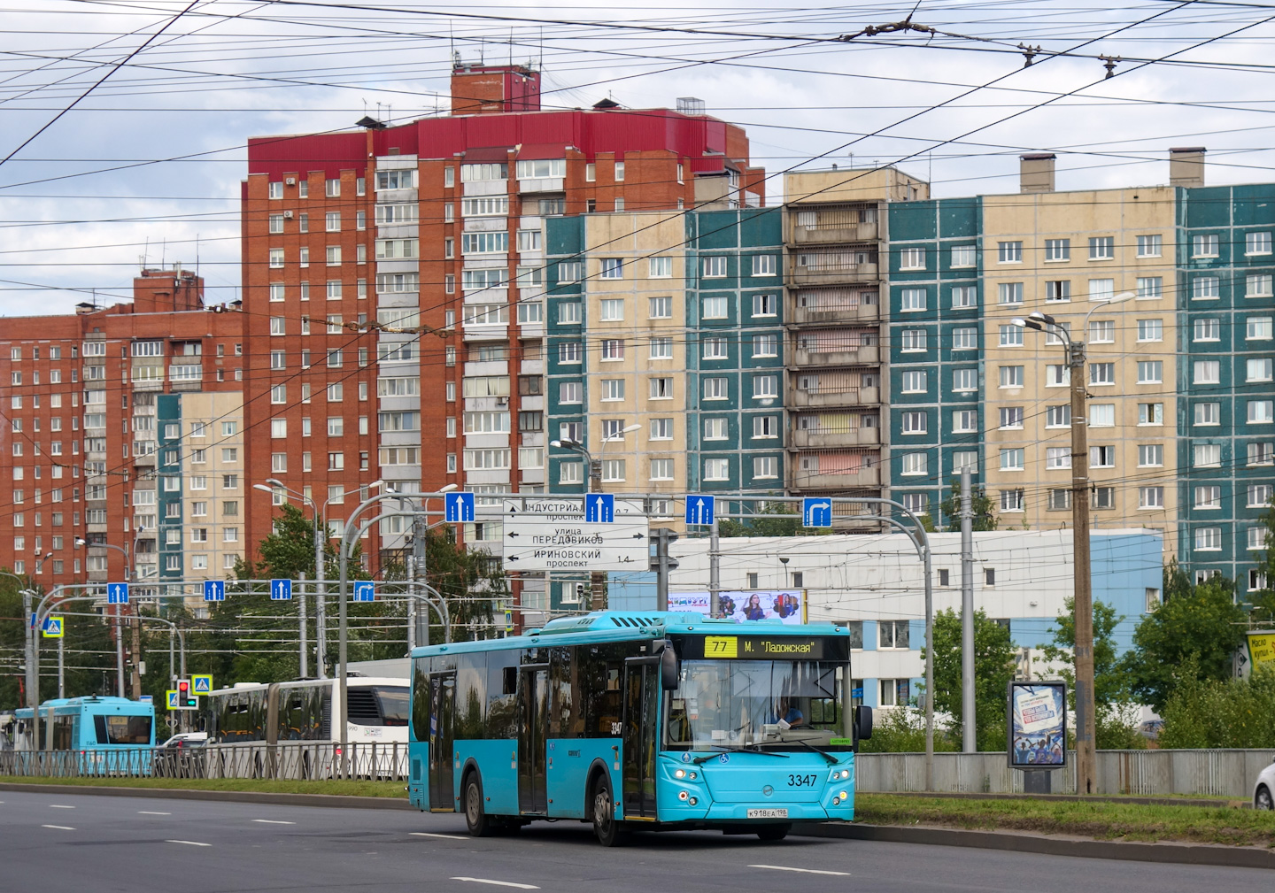 Санкт-Петербург, ЛиАЗ-5292.65 № 3347