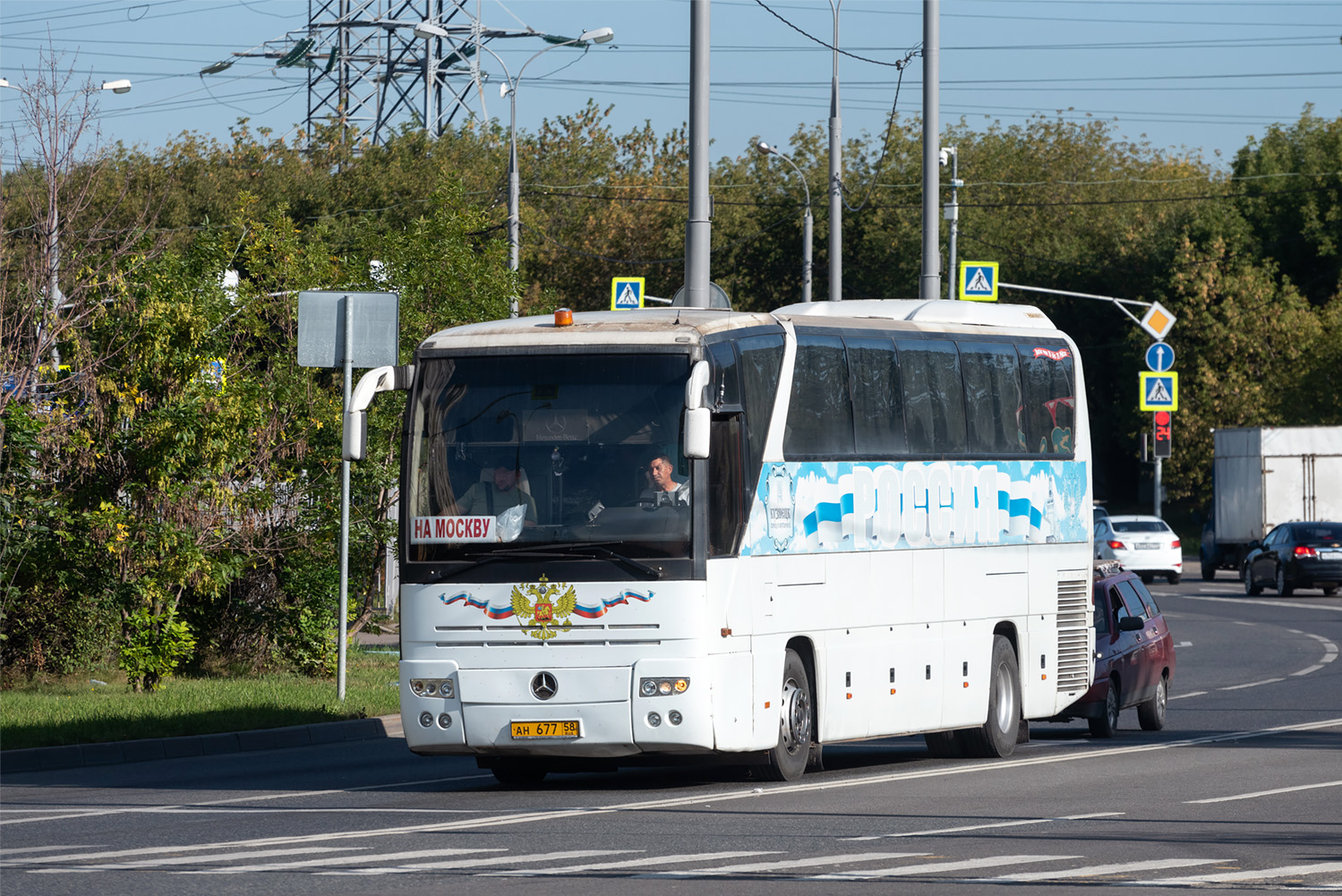 Пензенская область, Mercedes-Benz O350-15SHD Tourismo № АН 677 58