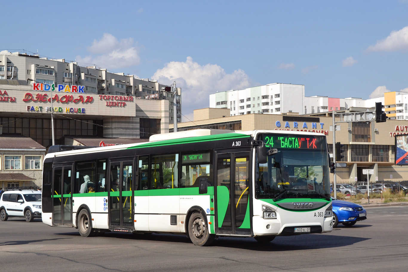 Астана, IVECO Urbanway 12M (СарыаркаАвтоПром) № A363