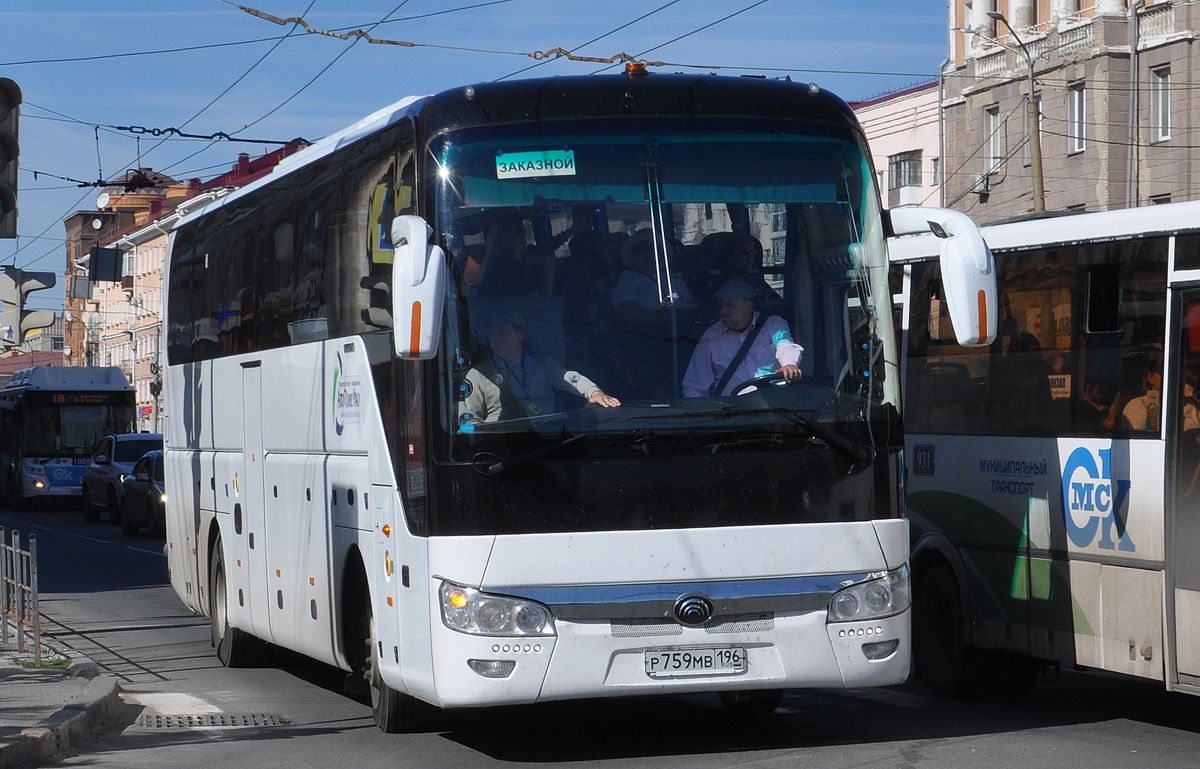 Свердловская область, Yutong ZK6122H9 № Р 759 МВ 196