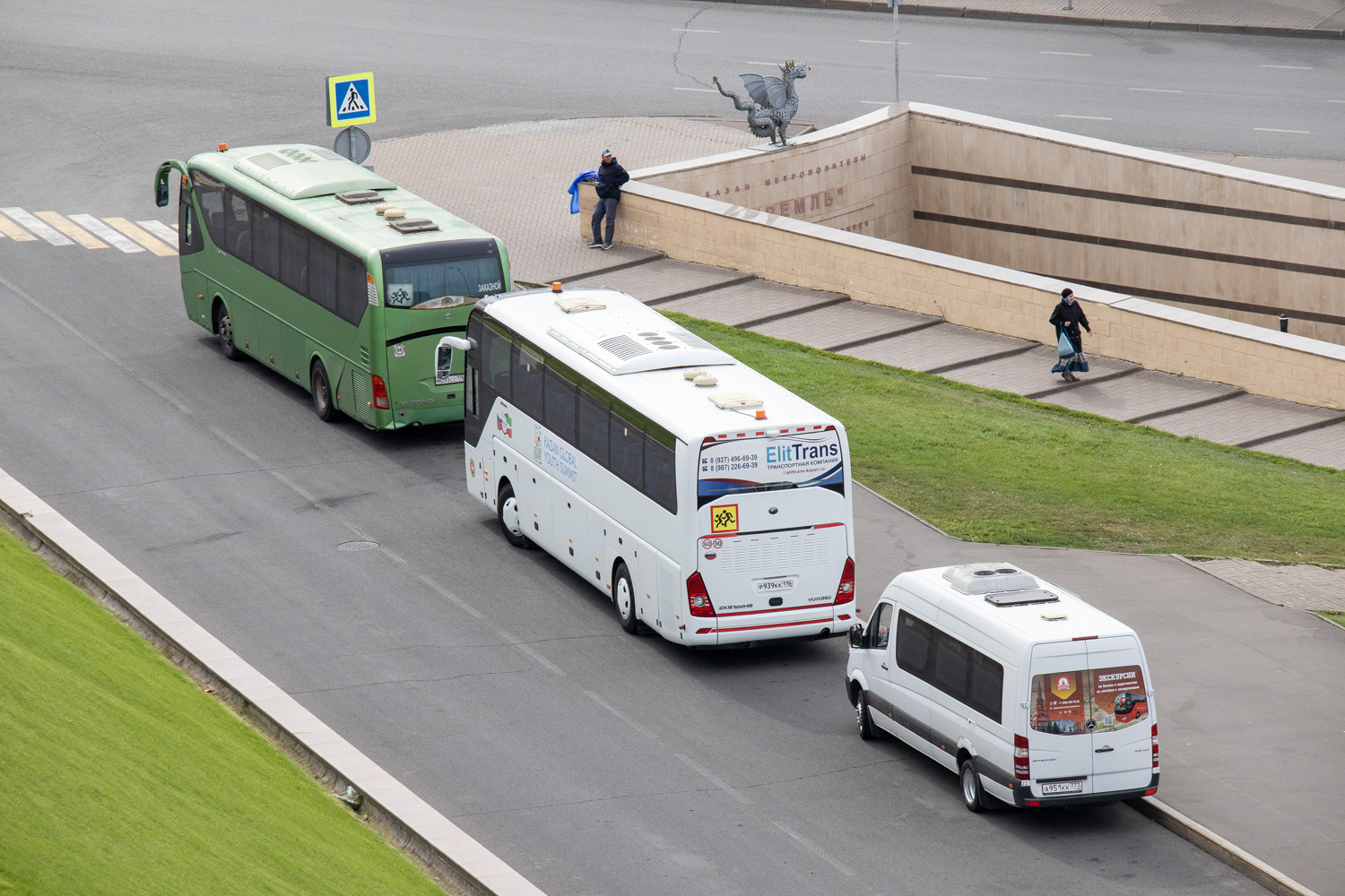 Татарстан, Yutong ZK6122H9 № Р 939 КК 116; Татарстан, Луидор-22360C (MB Sprinter) № А 951 КК 777