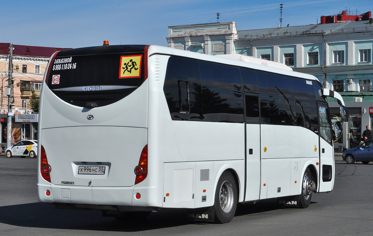 Омская область, Higer KLQ6928Q № Х 996 НС 55