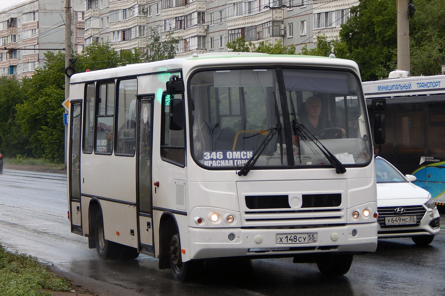 Омская область, ПАЗ-320302-22 № Х 148 СУ 55