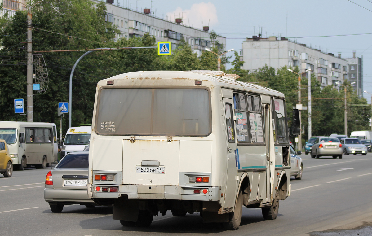 Челябинская область, ПАЗ-32053-110-07 № Т 532 ОН 174